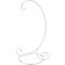 Bard's Twisted Silver Ornament Stand, Large, 12.25" H x 5.5" W x 7.5" D